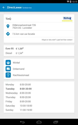 DirectLease Tankservice android App screenshot 0