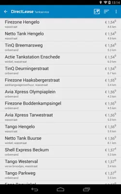 DirectLease Tankservice android App screenshot 1