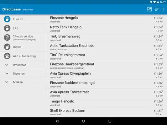 DirectLease Tankservice android App screenshot 4